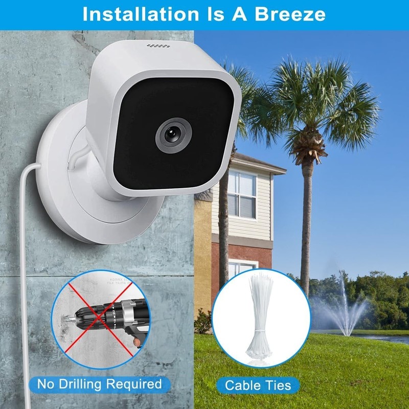 Indoor/Outdoor 20 FT Blink Mini Waterproof Charger with Easy Setup Wall Adapter gallery