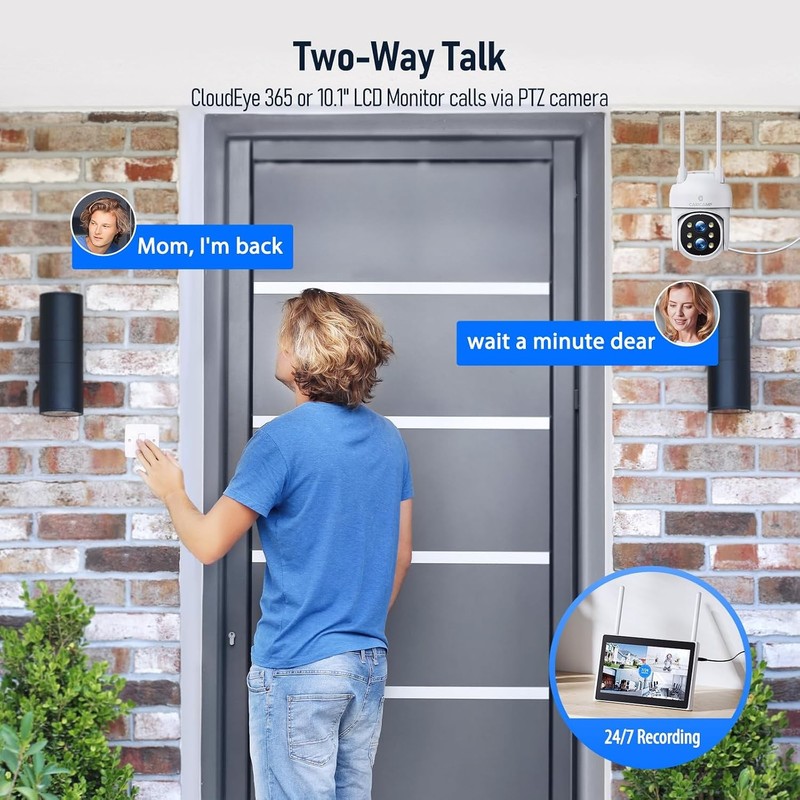 Camcamp Wireless Security Camera System Monitor 5MP 2 Lens gallery