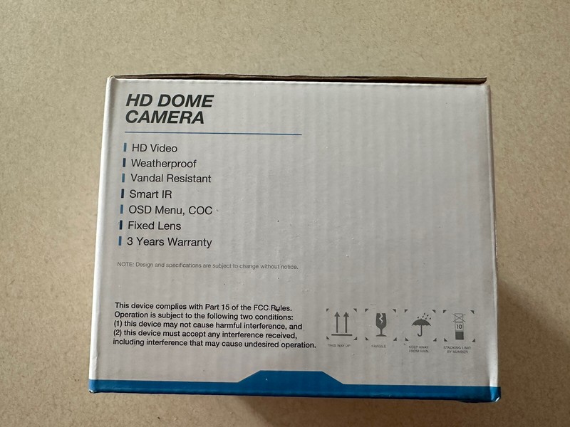 ENS SCC75T2/28-P 5MP Outdoor Dome Camera 2.8mm Lens gallery