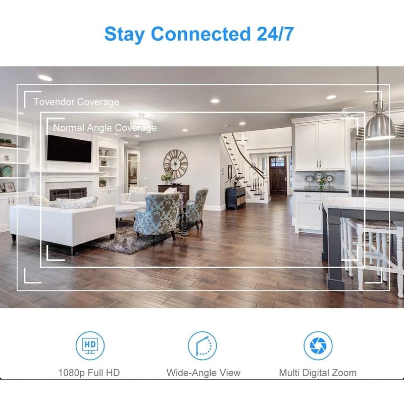 POLICE Camera Smart Home Security Camera Indoor Night Vision Motion Sensor App gallery