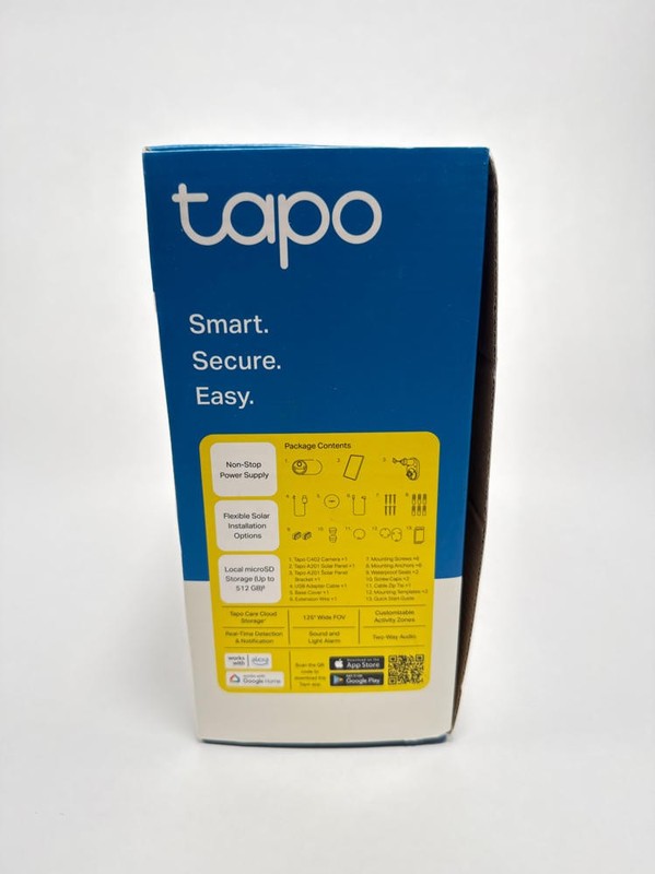TP-Link Tapo SolarCam C402 Kit – Outdoor Battery Camera + Solar Panel gallery