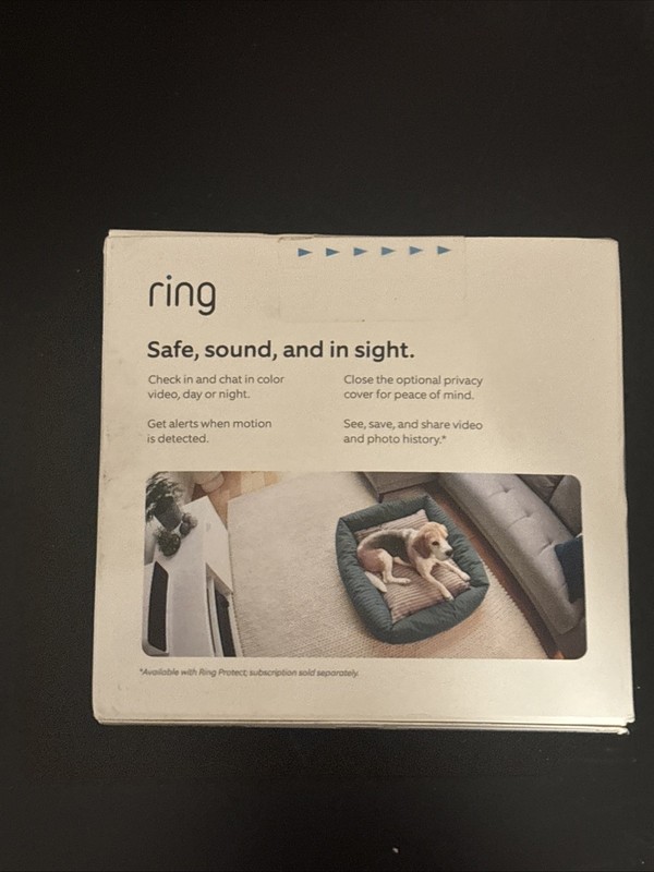 Ring Indoor Cam 1080p HD Video Plug‑In Security Camera (2nd Gen) - NEW / SEALED gallery