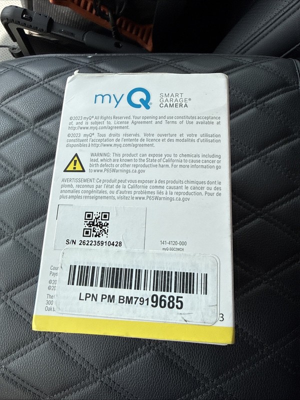 New My Q SGC2WCH Smart Garage HD Camera 5233 gallery