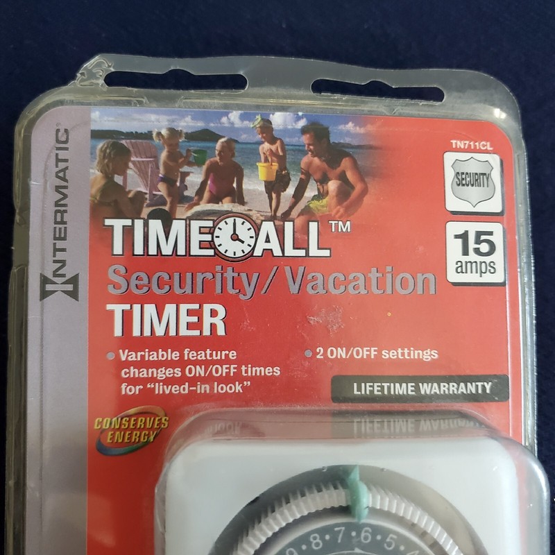Intermatic TimeAll Security/Vacation Timer, Conserves Energy New In Package gallery