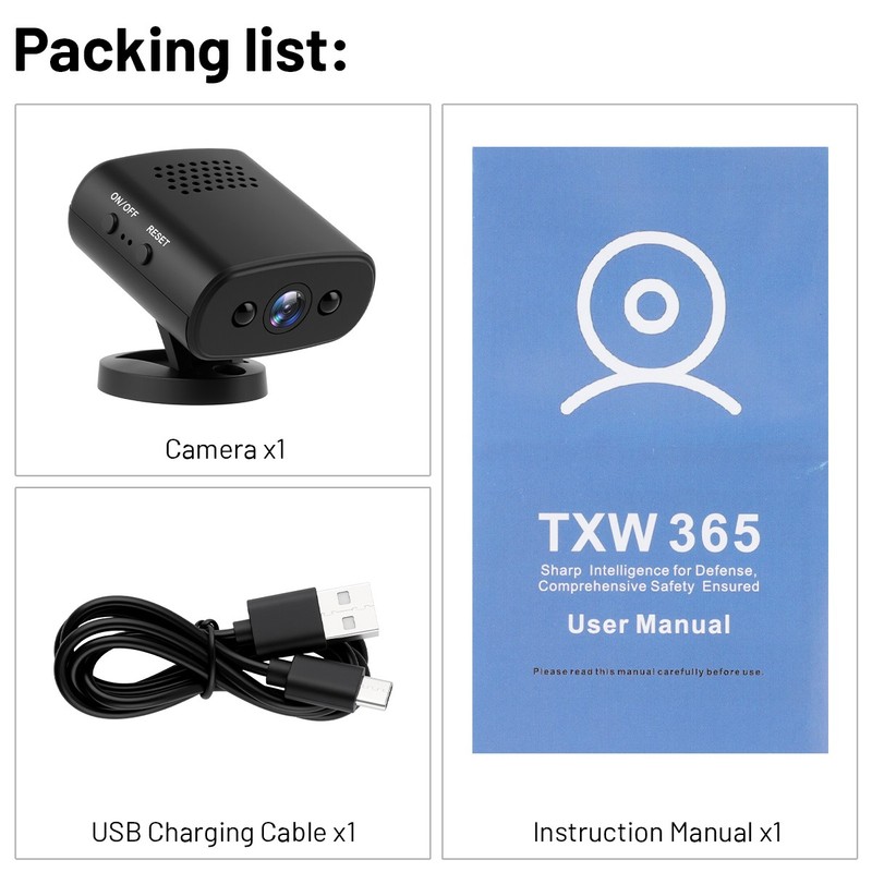 1080P Mini Wifi Camera Micro Camcorder Motion Detection Sensor Home Security Cam