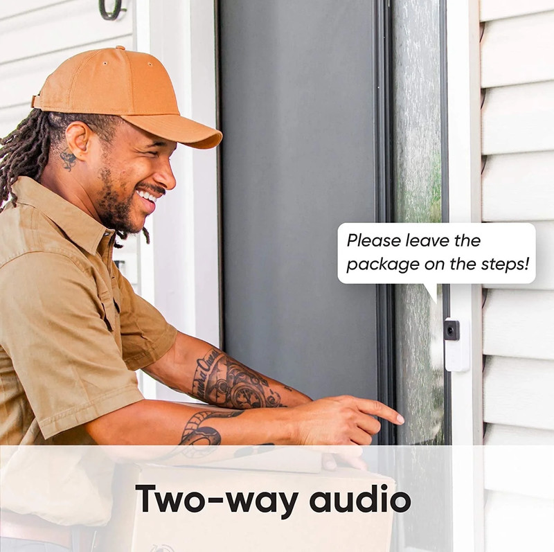 Wireless Duo Cam Video Doorbell, 2K Full HD Video, Wireless, Battery Powered, Ch gallery
