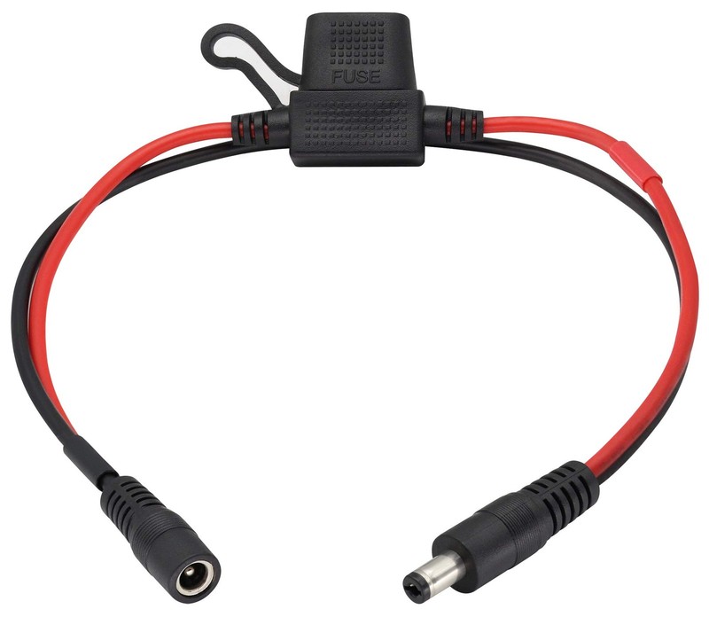 zdyCGTime 14AWG DC 5.5mm x 2.1mm Male to Female Quick Disconnect Wire Black