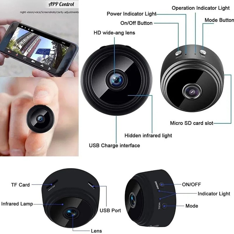 Mini Wifi Surveillance Camera Home Audio Wireless Camera With 32GB HD 1080P CCTV gallery