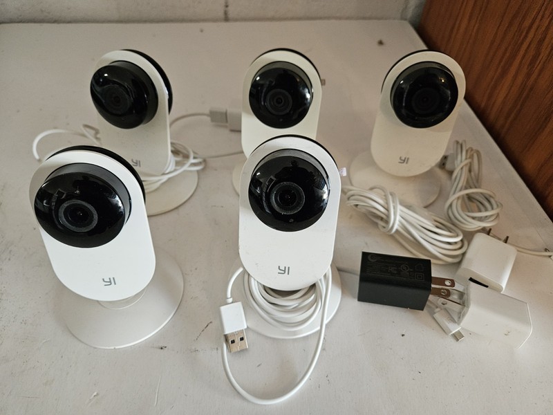 Lot 5 YI Home Camera 1080p Wireless IP Security Surveillance System Night Vision