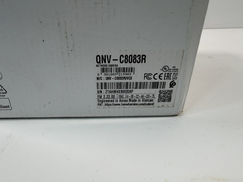 Hanwha QNV-C8083R 5 MP IR Vandal Dome Camera with Varifocal lens NEW gallery