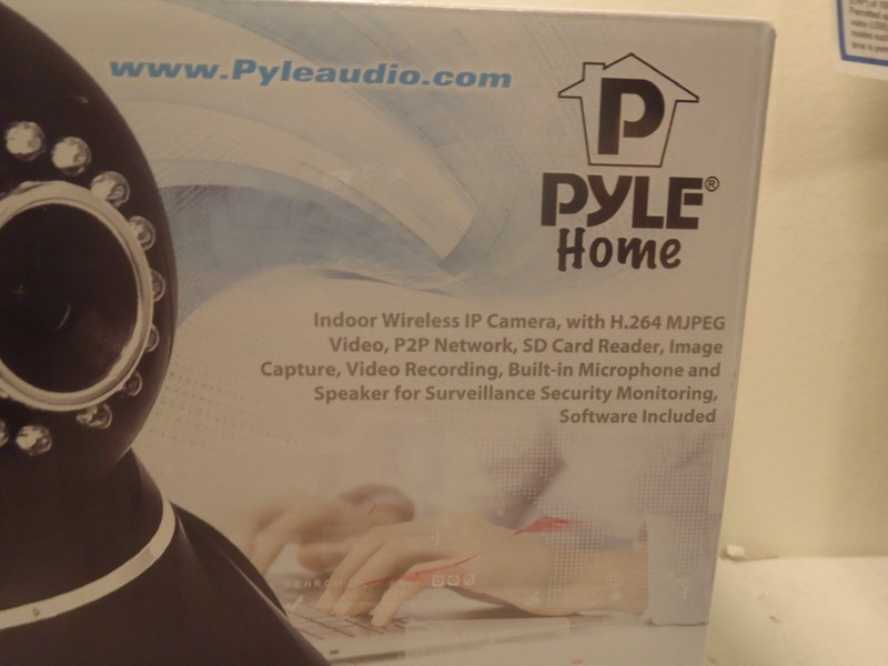 Pyle Wireless Outdoor IP Camera, P2P Network, Image Capture, Video,Built-In Mic gallery