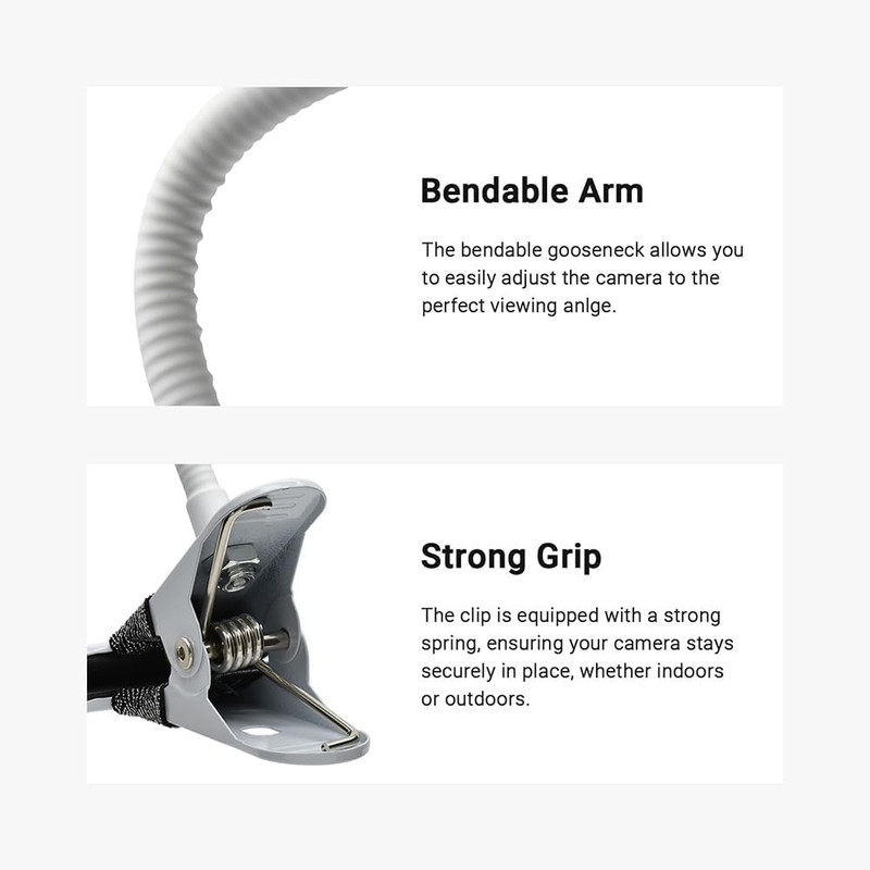 Clip Mount for Ring, Blink, Eufy, Google Nest, Wyze, and Arlo Indoor Outdoor Cam gallery
