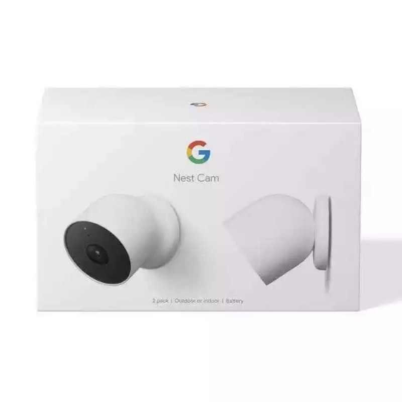 Google Nest Cam (Battery) Indoor & Outdoor Wireless Smart Home Security 2-Pack gallery