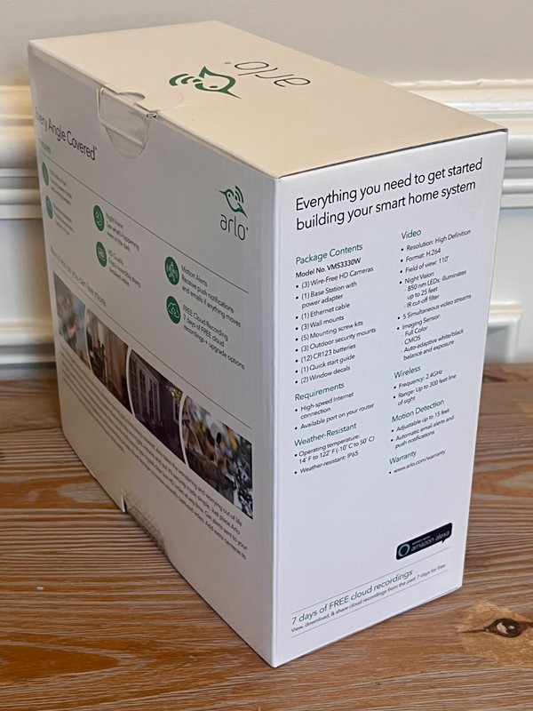(NEW) 2019 Arlo HD 3-Camera Wireless Indoor/ Outdoor Security System+Doorbell gallery