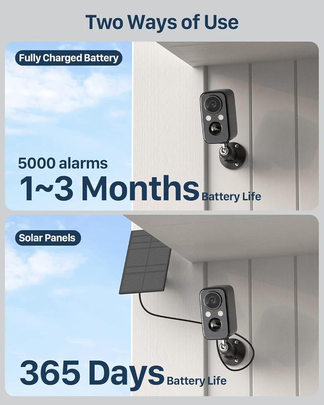 Wireless Solar Security Camera with Color Night Vision & 2-Way Talk gallery