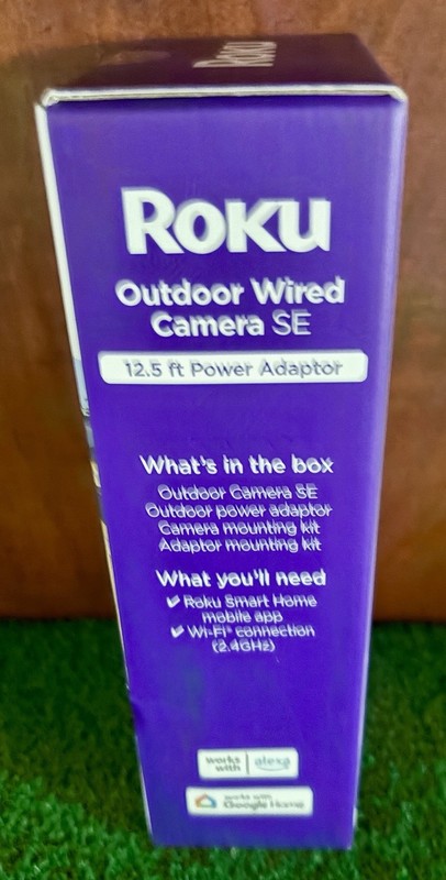 Roku Outdoor Wired Camera SE w/ 12.5FT Power Adapter Security Camera gallery
