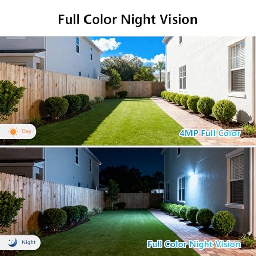 4MP Solar Security Camera Wireless Outdoor, 355° Pan Tilt Motion 1-Cam Solar gallery