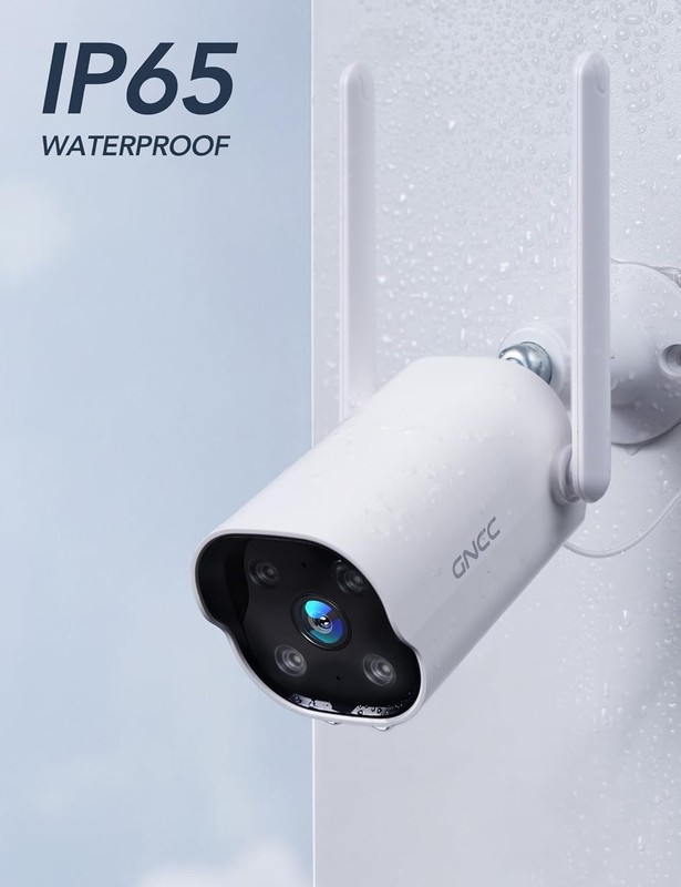 Advanced 2K Outdoor Security Camera - 24/7 Non-Stop Recording & Alexa-Compatible gallery