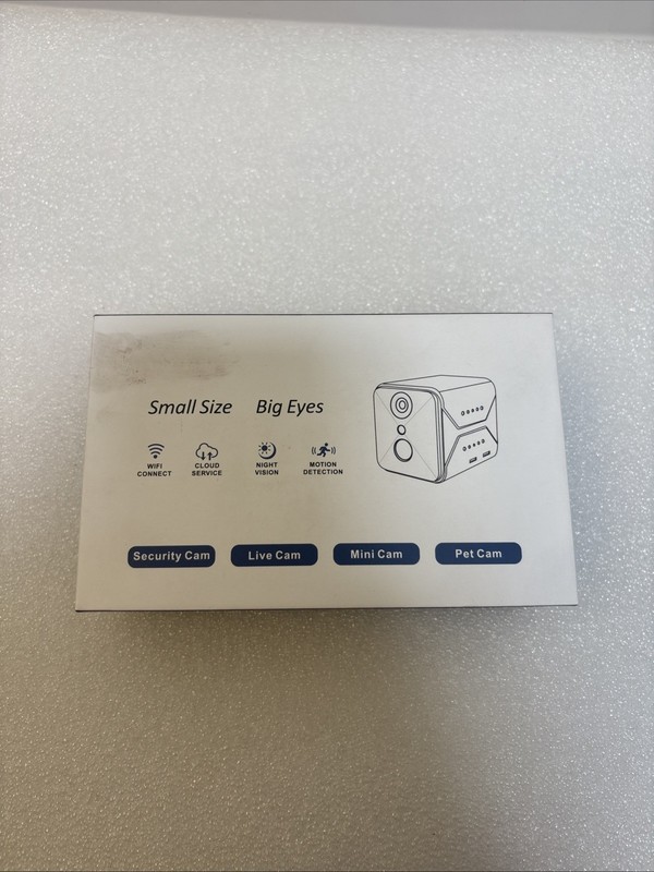 JAVISCAM Small Size Big Eyes Mini Camera Security Baby Live 4K FCC ID: 2A5FR-H5