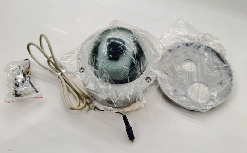 GE DR-1500-VFA3 Color 480TVL 12Vdc 24Vac White Dome Security Camera