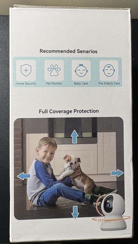 blurams A31 2K PTZ Indoor Wi‑Fi Camera 2‑Pack, Color Night Vision, 2‑Way gallery