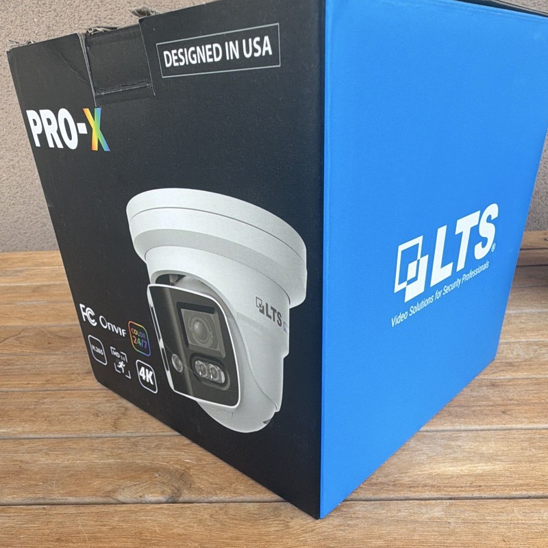 LTS Pro-X LXIP3C8PWI-SDL 8MP Dual-Lens IP Camera with 180° Splicing, 2 Way Audio gallery