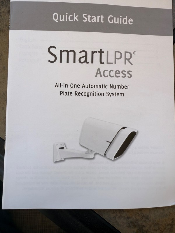 Quercus License Plate Camera SmartLPR Access NA CL WL 12VDC New in Box gallery