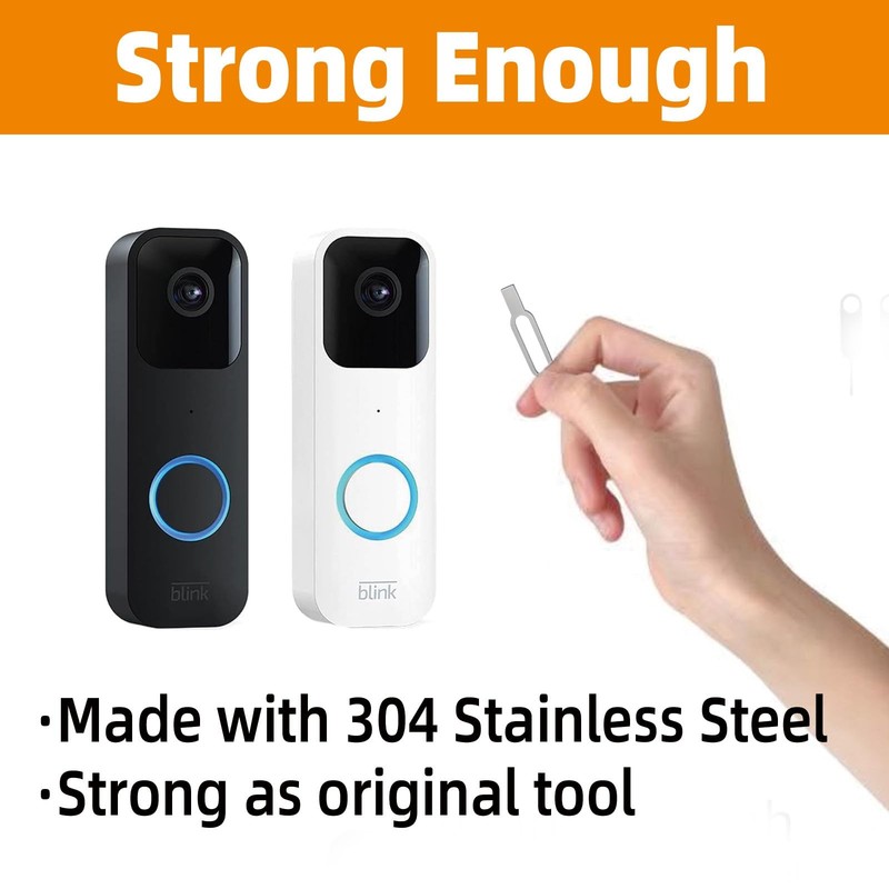 2 Pack Security Key Compatible with Blink Doorbell, Remove Doorbell Camera Ba... gallery