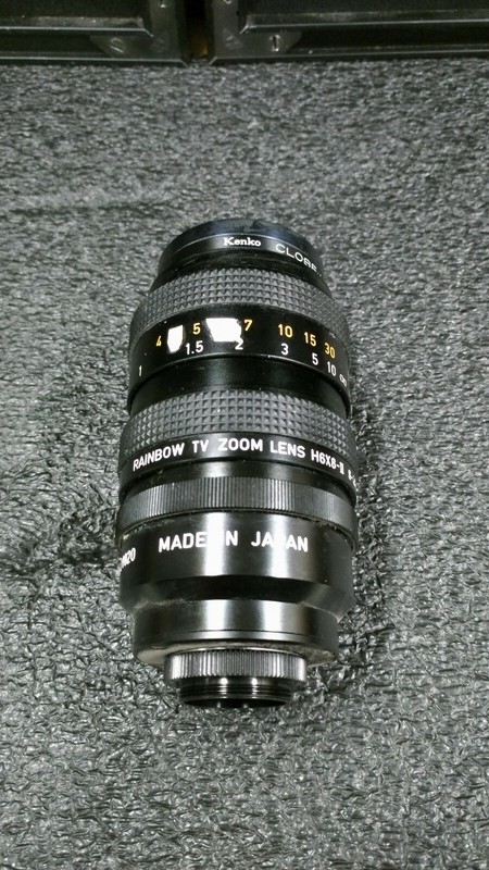 RAINBOW TV ZOOM LENS H6X8-II 8-48mm 1:1.0