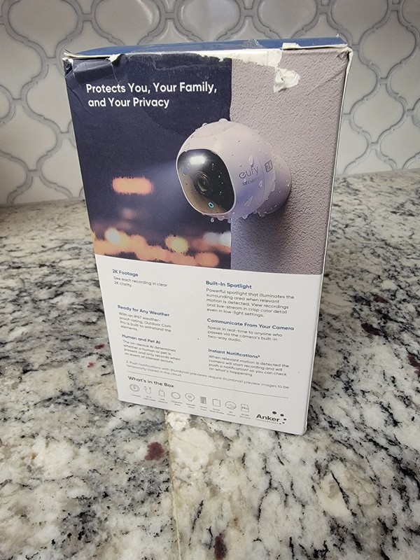 NEW eufy Wired Outdoor 2K Surveillance Camera with Spotlight E220