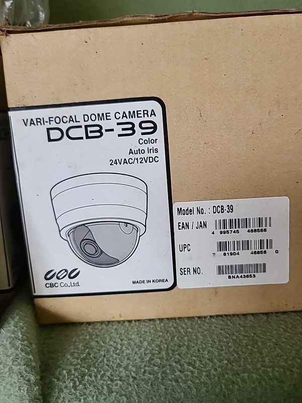 CBC DCB-39 Mini Dome HD Camera New In Box gallery