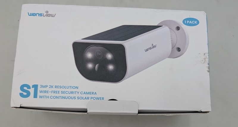 Wansview Wans view 2K Solar Battery Powered S1 Security Camera Outdoor AUDIO
