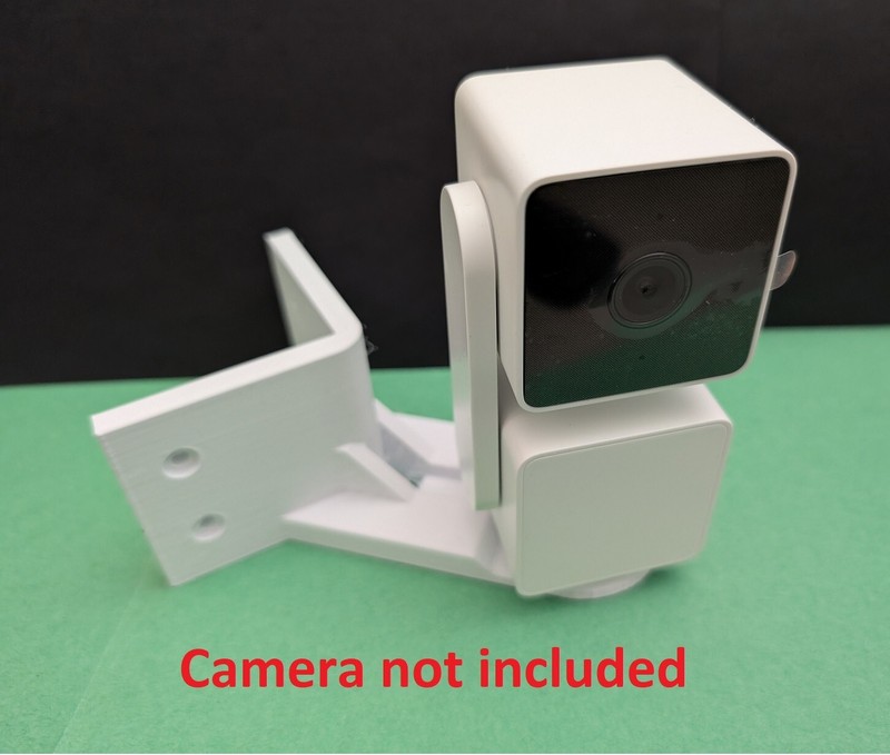 WYZE cam pan V3 outside corner wall hanging mount/bracket w mounting hardware gallery