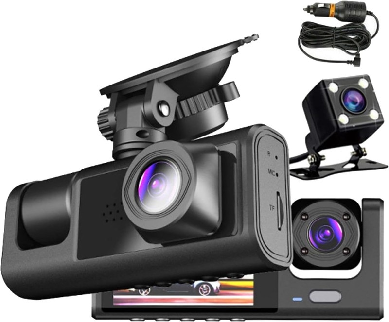 Camara De Seguridad Para Carro Delantera Trasera Vision Nocturna Grabar gallery