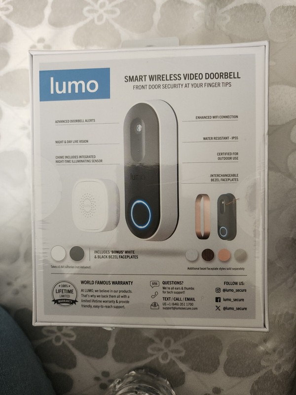 Lumo Smart Wireless Video Doorbell gallery