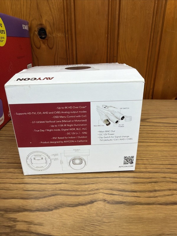 AVYCON AVC-TE81M 8MP IR Outdoor HD Turret Camera TVI/CVI/AHD/Analog gallery