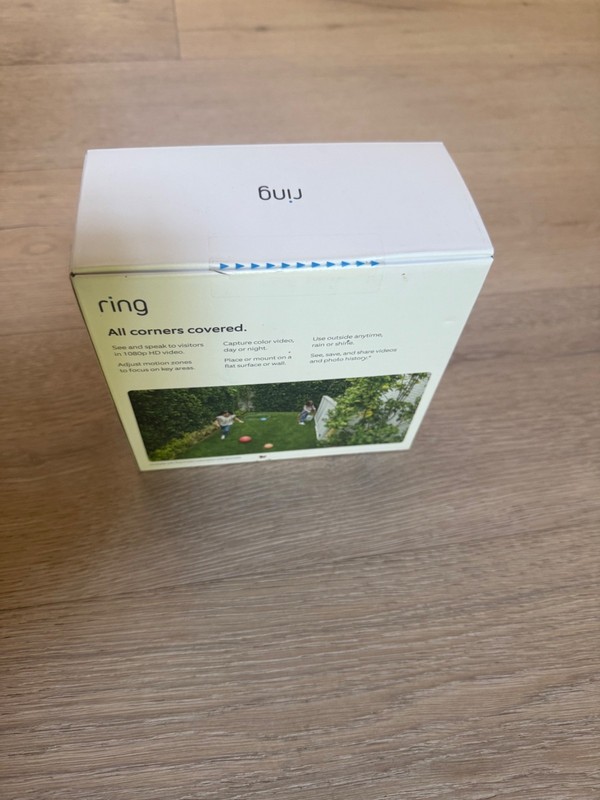 Ring Stick Up Cam Outdoor Wireless Security Camera - White gallery