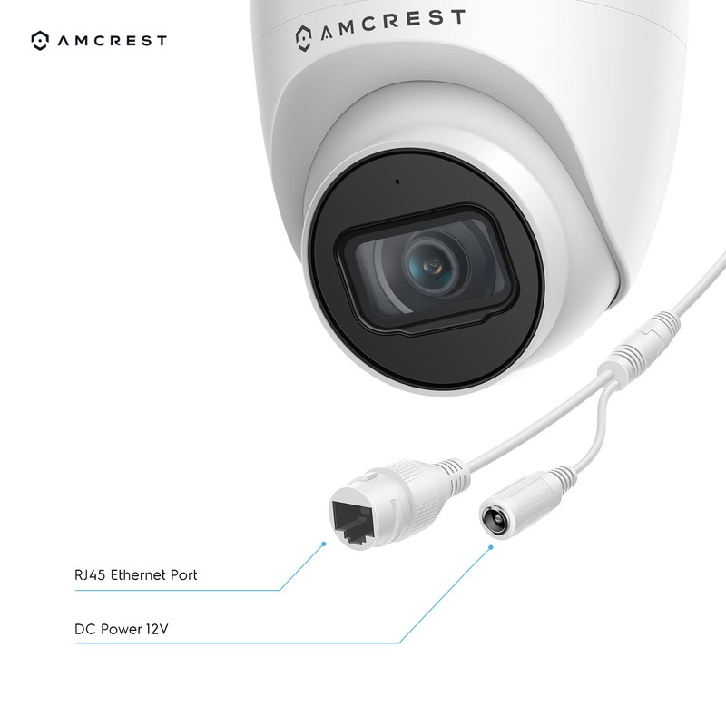 Amcrest UltraHD 5MP Turret PoE Outdoor Security IP Camera IP5M-T1179EW Warranty gallery
