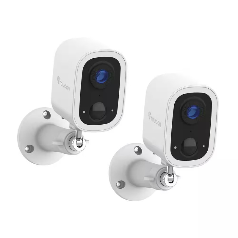 S4 Wireless Battery Operated Li-Ion 2K Security Camera with No Monthly Fee Requi