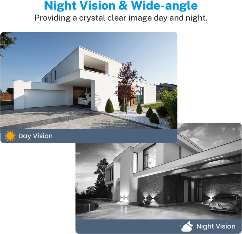 1080P Wireless Video Doorbell Camera Battery Powered AI Human Motion Detection gallery