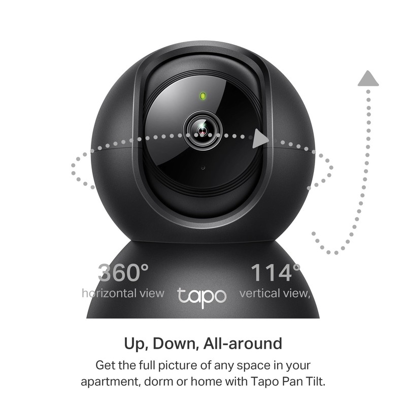 Tapo 2K Indoor Pan/Tilt Wired Security Camera Works as a Baby Monitor & Pet gallery