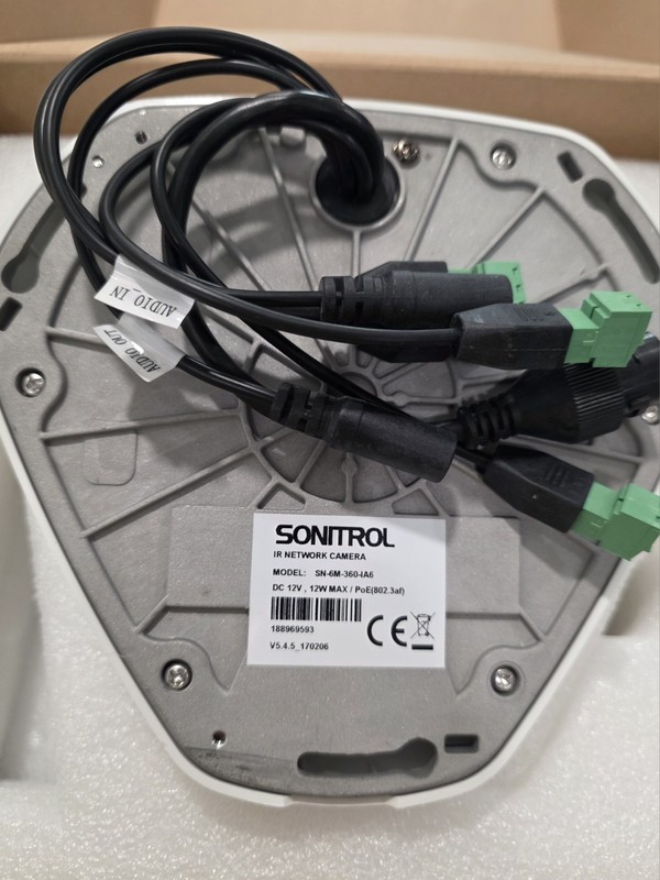 LOT OF 3 Sonitrol SN-6M-360-IA6 / 3xLOGIC VX-6M-360-IA6 6MP 360° IP Camera NIB gallery