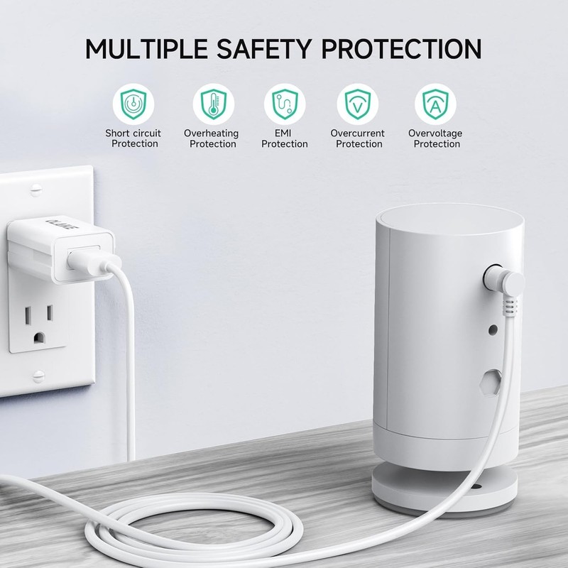 Indoor/Outdoor Power Adapter for Ring Stick up Cam Battery/Plug-In, Ring Spotlig gallery