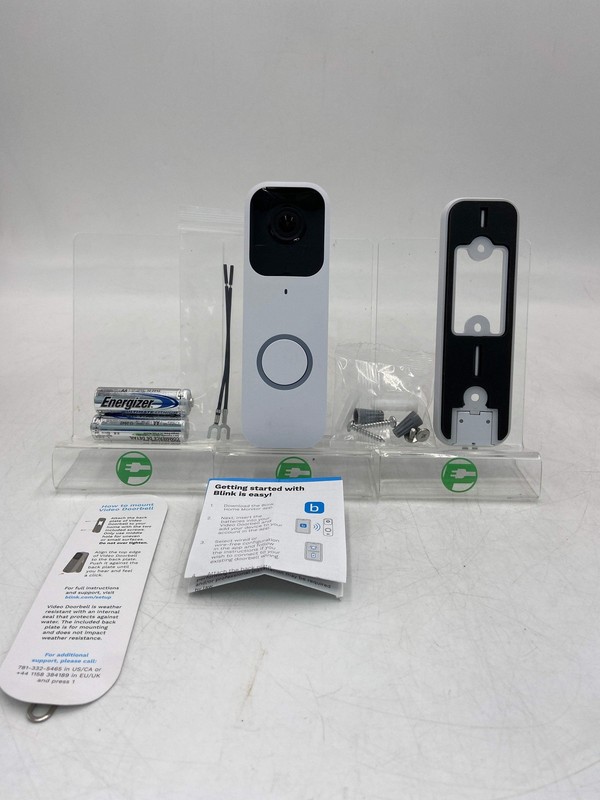 Blink Video Doorbell White Home Surveillance Camera BDM00200UW gallery
