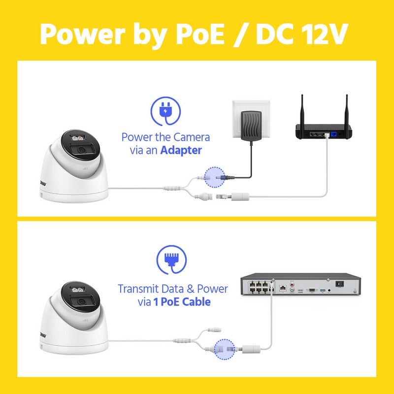 ANNKE 4K POE Security IP Camera C800 8MP Audio Recording Color Night IP67 H.265+ gallery