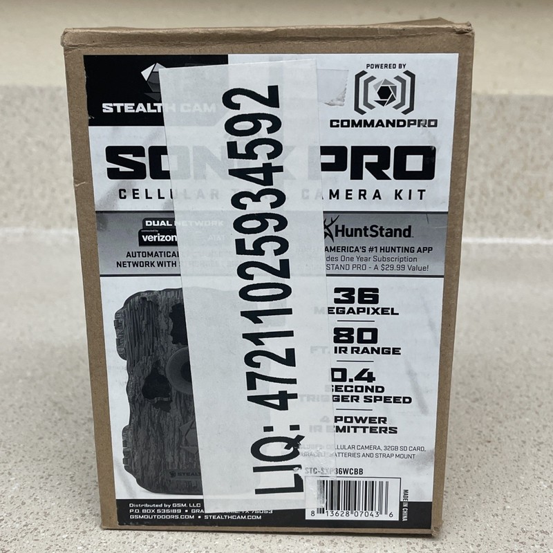 Stealth Cam Sonix Pro Wireless Cellular Trail Camera Kit