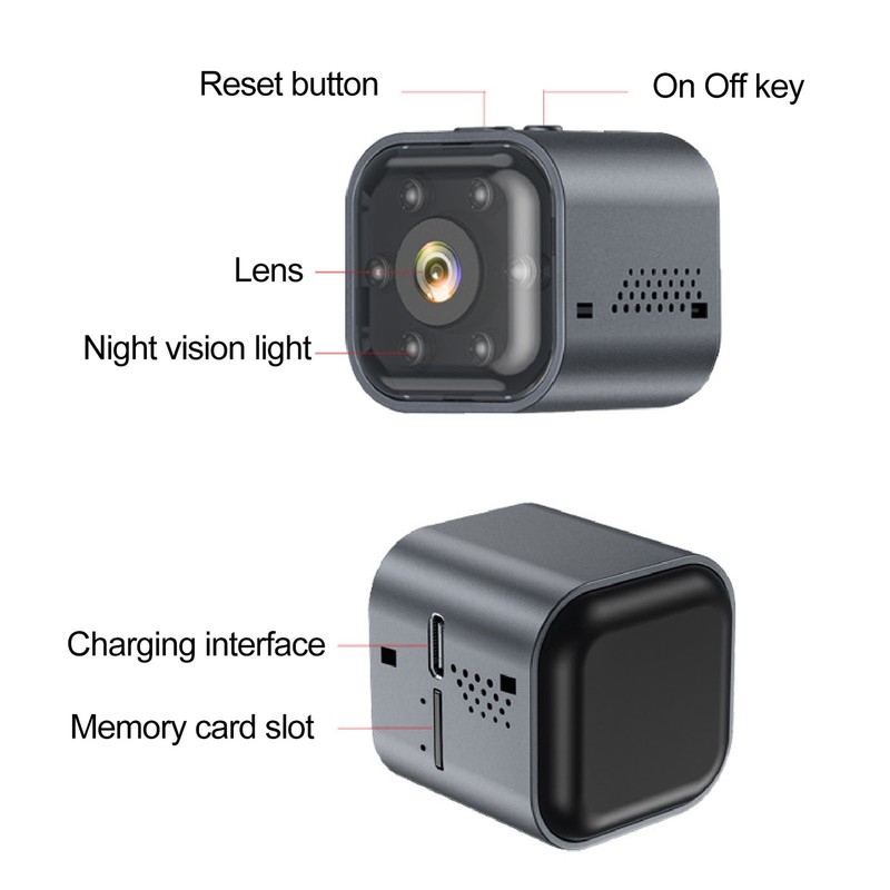 1 Mini Cube Cam Compact 1080p HD For Home Security Monitoring gallery