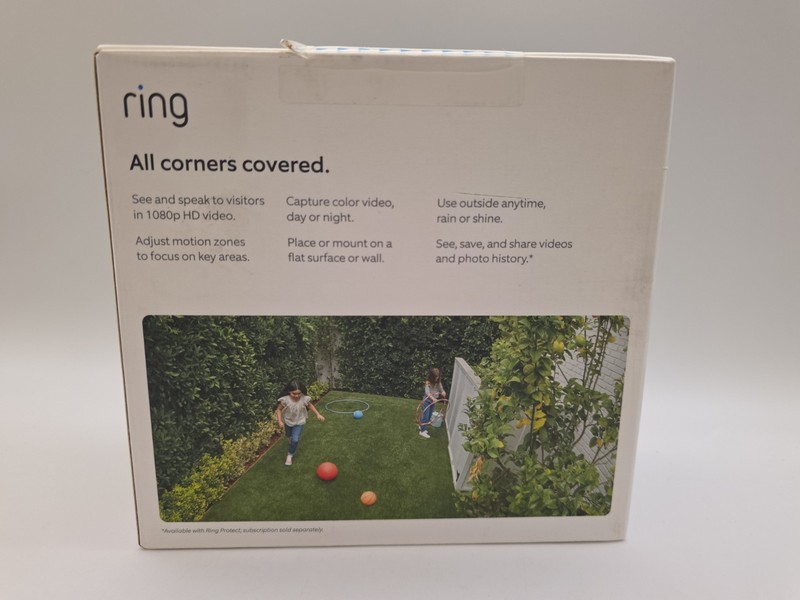 Ring Stick Up Cam Plug-In | Weather-Resistant Outdoor/Indoor Camera - Black gallery