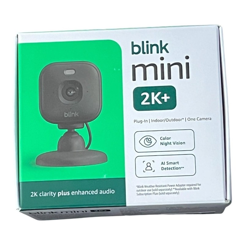 Blink Mini 2K: 2K Video, Enhanced Audio & Night Vision. Smart Home Security