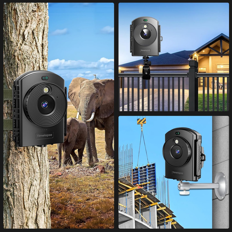 Time Lapse Camera - Timelapse Camera with Infrared Positioning & LED Light, 180 gallery
